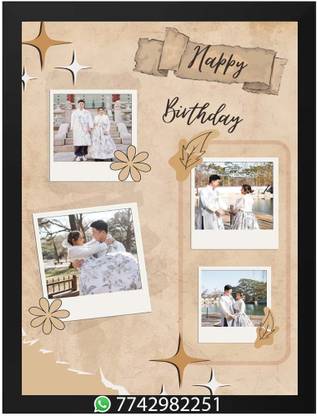 JNEX Photo Frames Gift for Birthday, Love, & Family | Send Photo 7742982251 12 inch Wedding, Birthday, Anniversary, Marriage, Gift Photo Frame, Retirement