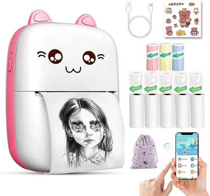 UnicornGlazz Mini Printer Photo Printer