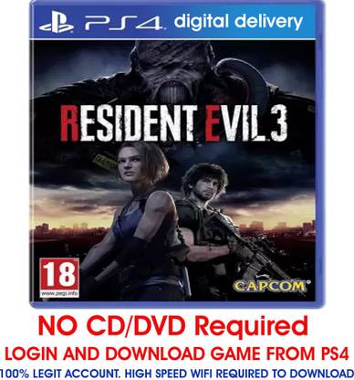 Resident Evil 3 Remake (no cd required digital delivery login id)