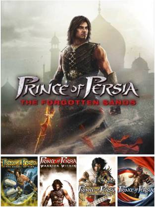 2CAP Prince Of Persia Pc Game Link 5 In 1 Combo (Offline only) (No CD/DVD/Code) (Complete Games)