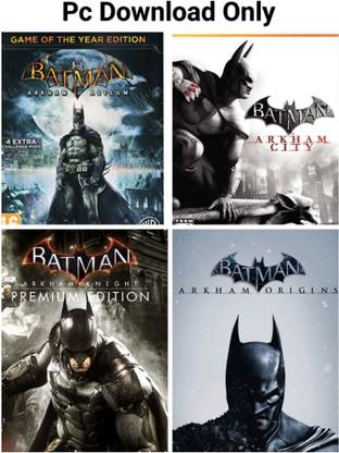 2Cap Batman Arkham Knight, Origins, Asylum & City Combo Offline Pc Game Download Only (Complete Games) Offline only (Complete Edition)