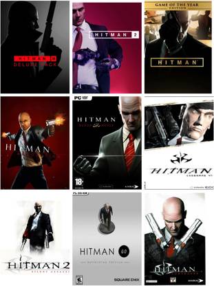2CAP Hitman Pc Game Link 9 In 1 Combo (Offline only) (No CD/DVD/Code) (Complete Games)