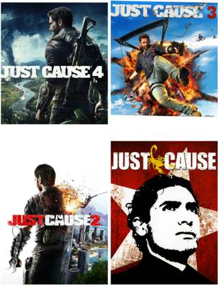 2CAP Just Cause 1-2-3-4 Pc Game Link Combo (Offline only) (No CD/DVD/Code) (Complete Games)