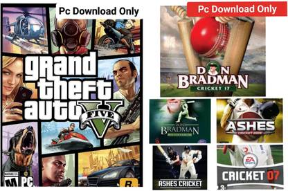 2Cap GTA 5 Cricket 5 In 1 Combo Pc Game Download (Offline only) Complete Games (Complete Edition)