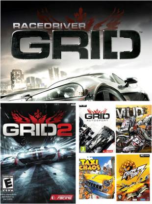 2CAP Grid Pc Game Link 6 In 1 Combo (Offline only) (No CD/DVD/Code) (Complete Games)