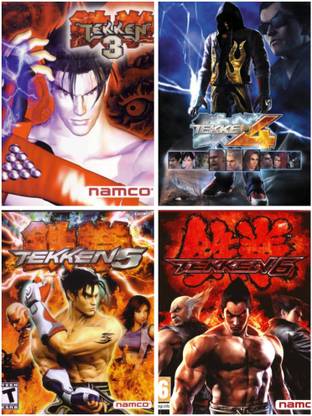 TEKKEN COMBO (3-4-5-6) PC DVD (Offline Only) Complete Games (Computer Edition)