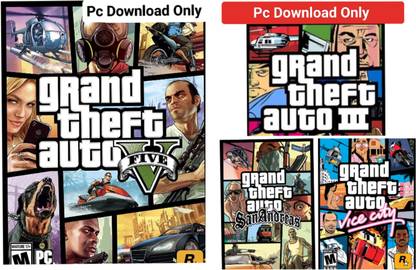 2Cap GTA 5 San Andreas 3 In 1 HD Edition Pc Game Download (Offline only) Complete Games (Complete Edition)