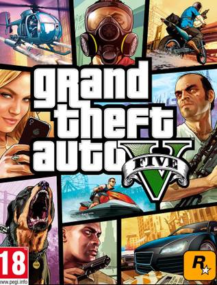 GTA 5 - Grand Theft Auto V - OFFLINE - DVD (Standard)