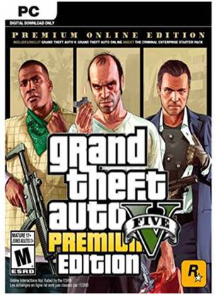 Grand Theft Auto V Official Retail Code (Premium Edition)