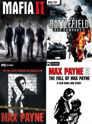 Mafia 2, Battlefield Bad Company 2, Max Payne 1, Max Payne 2 Top Four Game Combo (Offline Only) (Regular)