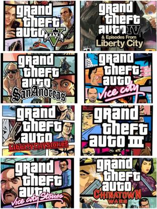 2cap GTA 8 In 1 Offline Pc Game Download Only Complete Games (Complete Edition)