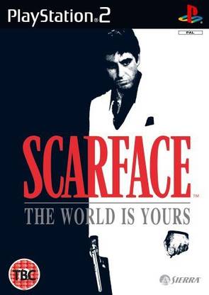 Techglow Scarface - The World Is Yourst GAME PLAYSTATION 2 in dvd video game (techglow)