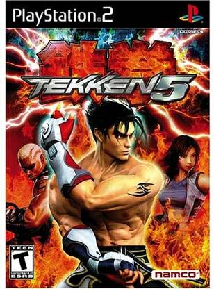 Techglow Tekken 5 FULL GAME PLAYSTATION 2 in dvd video game (STANDARD)