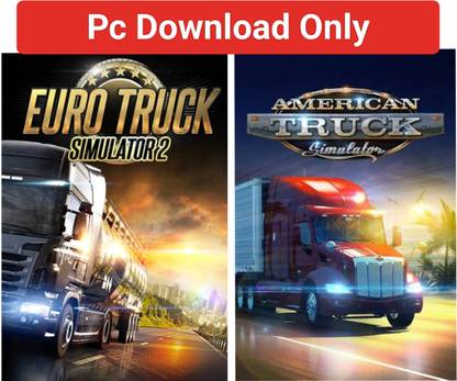2Cap ATS & Euro Truck Simulator 2 Pc Game Download (Offline only) No CD/DVD/Code (Complete Games) (Complete Edition)