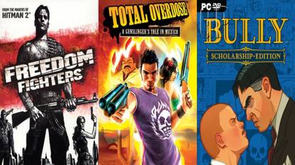 Freedom Fighters, Total Overdose, Bully Top Three Game Combo (Offline Only) (Regular)