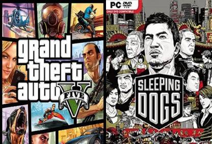 Gta 5 and Sleeping Dogs Top Two Game Combo (Offline Only) (Regular)