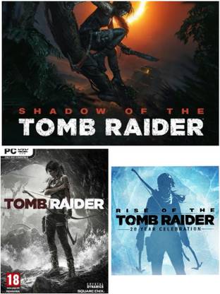 2CAP Tomb Raider Pc Game Link 3 In 1 Combo (Offline only) (No CD/DVD/Code) (Complete Games)