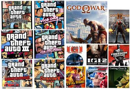 GTA 14 in 1 Combo PC DVD (Offline Only) Complete Games (Complete Edition)