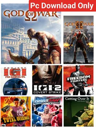 2Cap God Of War, Project IGI 8 In 1 Combo Pc Game Download (Offline only) No CD/DVD/Code (Complete Game) (Complete Edition)
