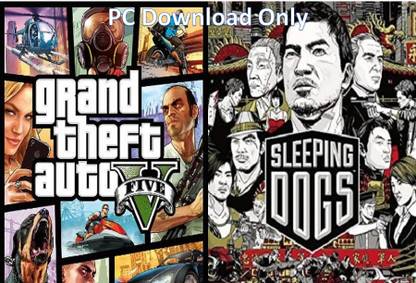 Gta 5 and Sleeping Dogs Top Two Game Combo (Offline Only) (No DVD) (Regular)