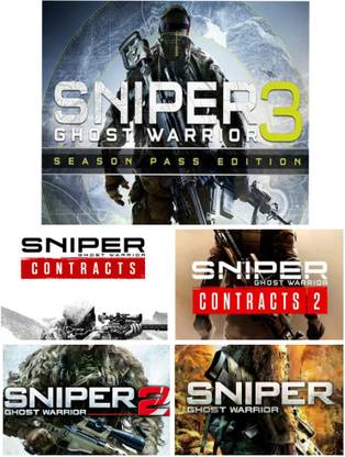 2CAP Sniper Ghost Warrior Pc Game Link 5 In 1 Combo (Offline only) (No CD/DVD/Code) (Complete Games)