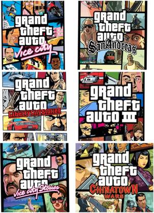 2Cap GTA Vice city Pc Game Link 6 In 1 Combo (Offline only) (No CD/DVD/Code) (Complete Games)