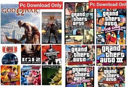 2Cap GTA & God Of War 14 In 1 Combo Pc Game Download (Offline only) Complete Games (Complete Edition)