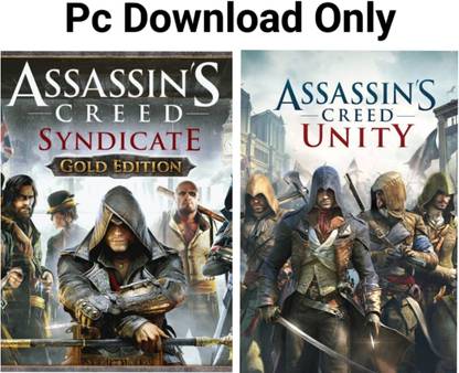 2Cap Assassins Creed Syndicate & Unity Pc Game Download (Offline only) No CD/DVD/Code (Complete Games) (Complete Edition)