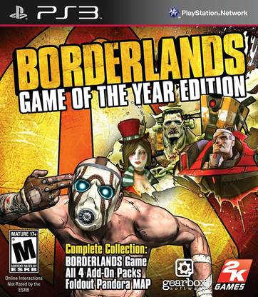 Borderlands Game of the year edition ps3 (2019)