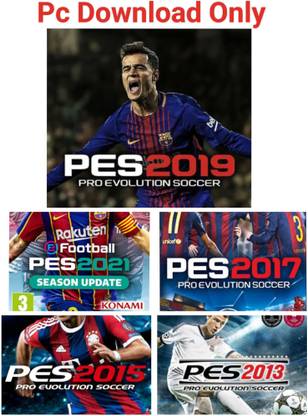 2Cap PES 13-15-17-19-21 Pc Game Link Combo (Offline only) (No CD/DVD/Code) (Complete Games)