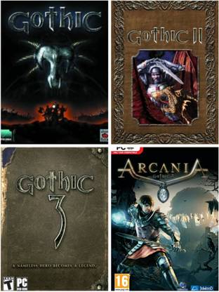 2Cap Gothic 1-2-3-4 Pc Game Link Combo (Offline only) (No CD/DVD/Code) (Complete Games)