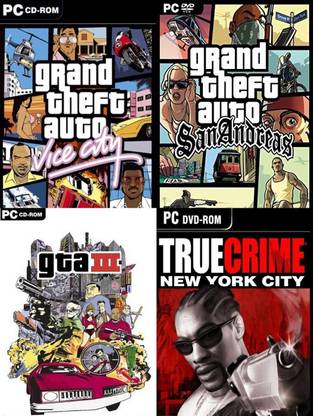 Vice City, SanAndreas, Gta3, True Crime Top Four Game (Offline Only) (Regular)