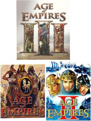 2CAP Age of empires 1-2-3 Pc Game Combo (Offline only) Complete Games (Complete Edition)