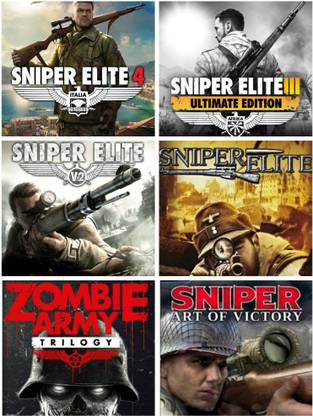 2CAP Sniper Elite Pc Game Link 6 In 1 Combo (Offline only) (No CD/DVD/Code) (Complete Games)