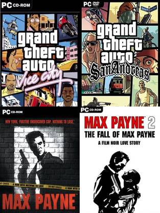 Vice City, SanAndreas, Max Payne 1, Max Payne 2 Top Four Game (Offline Only) (Regular)