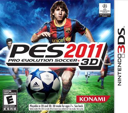 Pro Evolution Soccer 2011 3D (Nintendo 3DS) (NTSC) (standard)