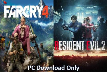 Farcry 4 and Resident Evil 2 Remake Top Two Game Combo (Offline Only) (No DVD) (Regular)
