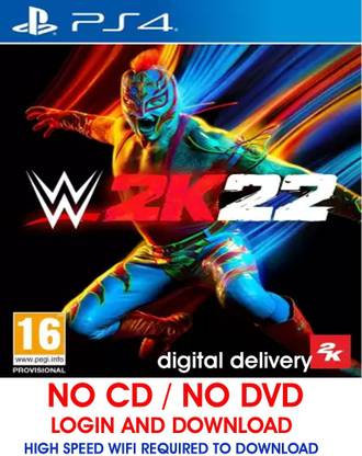 WWE 2K22 2022 PS4 GAME WWE (NO CD / LOGIN DOWNLOAD AND PLAY)