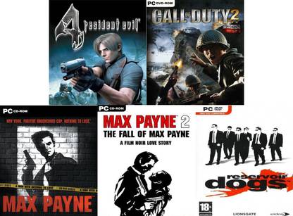 Resident Evil 4, Call of Duty 2, Max Payne 1, Max Payne 2, Reservoir Dogs Top Five Game Combo (Offline Only) (Regular)