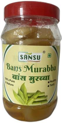 SANSU HEALTH CARE Homemade Organic Bans Murabba | Bamboo Murabba | Bamboo Murabba