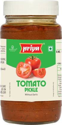 Priya Tomato Without Garlic , 500g Tomato Pickle