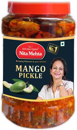 KITCHEN QUEEN NITA MEHTA Mango Pickle | Aam Ka Achar | Made with Pure Spices and Mango Mango Pickle
