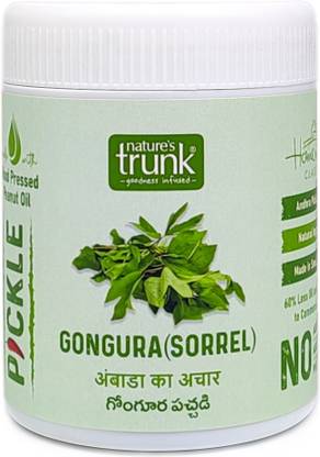 Nature's Trunk Sorrel Pickle ( Ambada ka Achar / Gonngura Pachadi ) Gongura Pickle