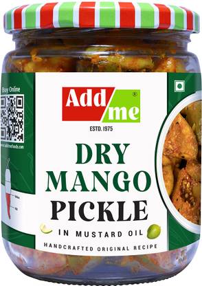Add me DRY MANGO 500 G GLASS JAR Mango Pickle