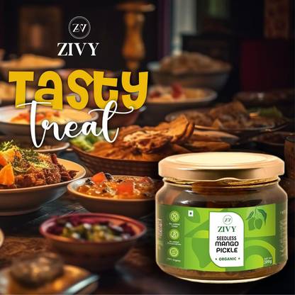 ZIVY Homemade Seedless Mango Pickle | Mustard Oil Traditional Aam Ka Achar| Mango Pickle