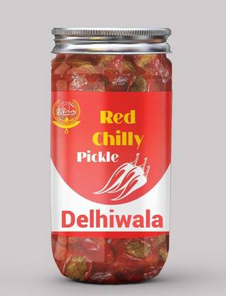 kababi Delhiwala Red Chilli Pickle Fresh Red Chilli/Laalmirch Ka Aachar(400G) Red Chilli Pickle