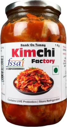 Hands on Tummy Kimchi Factory - Red Kimchi - Authentic Spicy Korean Pickle Cabbage, Radish, Carrot Pickle