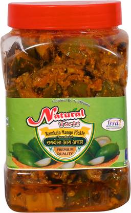 Natural Taste Ramkela Mango Pickle Seedless Ramkela Aam Ka Achar in Very Less Oil (800 g) Mango Pickle