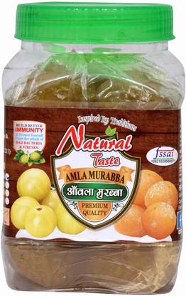 Natural Taste Homemade Organic Amla Murabba- 800 gms Amla Murabba