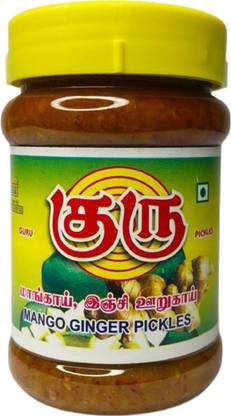 Guru MANGO GINGER PICKLE 300G Mango, Ginger, Turmeric Pickle